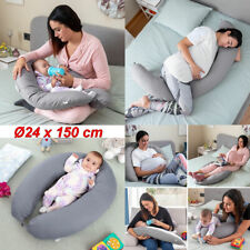 Cojin almohada de Lactancia Multifunción para embarazadas y bebés Ø24 x 150 cm