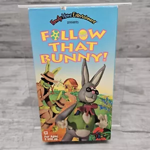 Follow That Bunny! VHS EASTER Claymation Stop Motion Animation 1992 F.H.E. Video - Picture 1 of 6