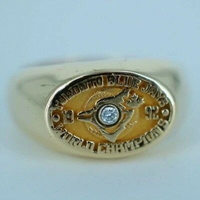 Anillo Tiffany & Co 1992 de oro de 14k para dama Toronto Blue Jays Campeones del Mundo  Foto 1 de 4
