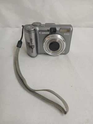 Cámara digital Canon Power Shot A620 7,1 MP - plateada - pantalla abatible probada y funcionando Foto 1 de 4