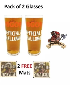 HOBGOBLIN Pint Glasses Hobgoblin Glass Hobgoblin Pint Glass - Picture 1 of 12