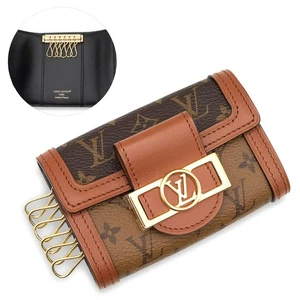 LOUIS VUITTON Multicles 6 Dauphine Key Case Monogram Reverse & Calfskin, M13295 - Picture 1 of 9