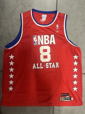 Camiseta Los Angeles Lakers Kobe Bryant All Star Reebok Hardwood Classics 56 2003 Foto 1 de 4