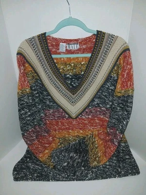 Suéter Tejido Estilo Años 80-90 Internacional De Colección Hombre - XL - Multicolor Grueso  Foto 1 de 4