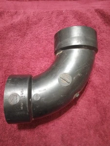 #2873 Slip Fit Long Sweep 90° Bogen ABS schwarz DWV Rohre Fitting 3" x 3" - Bild 1 von 6