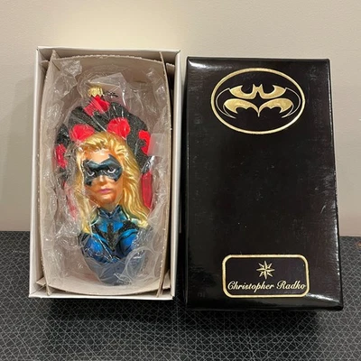 Christopher Radko Batgirl Batman Collection Halloween Christmas Ornament - NIB! - Image 1 of 4