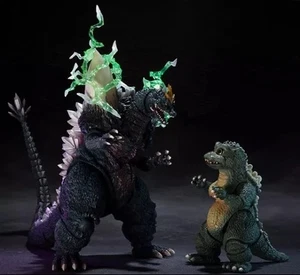SHMonsterArts Space Godzilla & Little Godzilla versión color especial Tamashii Web - Imagen 1 de 5