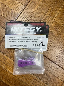 Integy C23939PURPLE Billet Machined Alloy Servo Horn 23T for KO & JR Servo - Picture 1 of 1
