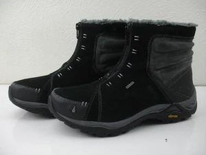 Damen-Winterstiefel 9 M Ahnu Placer schwarz Sherpa Wildleder wasserdicht Wandern Reißverschluss - Bild 1 von 17