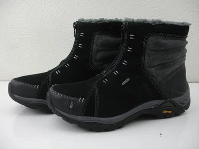 Para mujeres 9 M Ahnu Placer Negro Sherpa Gamuza Impermeable Botas de Invierno Senderismo Cremallera Foto 1 de 4