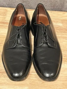 Classic Men’s Allen Edmonds  Blk Leather Lace Up Derby Formal Dress Shoes Sz 12 - Picture 1 of 8