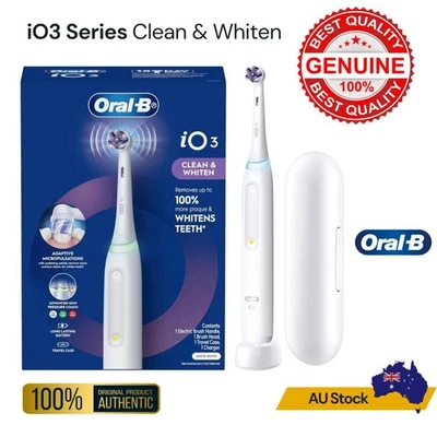 iO3 (Genuine) Oral-B iO Series 3 Power Toothbrush Clean & Whiten - image 1 of 4