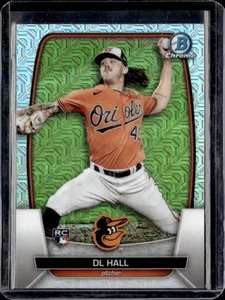 2023 Bowman #9 DL Hall Mojo Refractors - Picture 1 of 2
