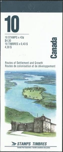 Canada sc#1489b Heritage Rivers - 3, Booklet Bk161b, Mint-NH - Picture 1 of 2