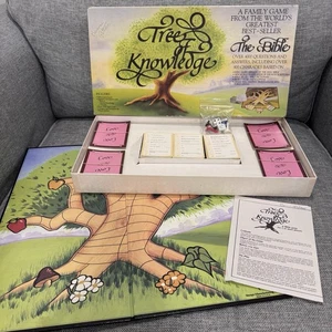 TREE OF KNOWLEDGE Christian Bible Trivia Family Board Game *Complete* Rare 1985 - Picture 1 of 14