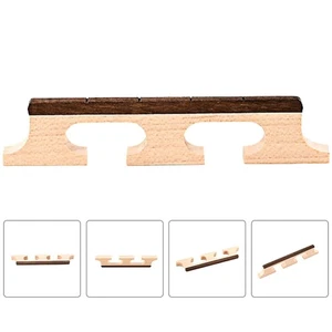 Ponte Banjo Professionale Ricambio 3 Piedi Ponte Banjo Legno per 4 Corde - Foto 1 di 12