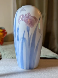 JAPANESE FUKAGAWA ARITA 1970 DANBURY MINT Collaboration VASE - Picture 1 of 9