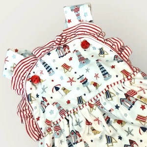 Baby Loren Patriotic Day Sonnenanzug O-3 MONATE GUTER ZUSTAND SCHNELLER VERSAND 🇺🇸 - Bild 1 von 6
