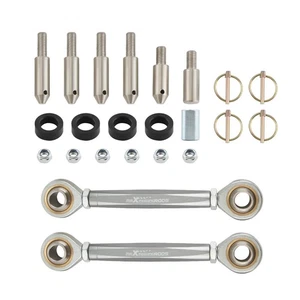 2pcs Front Sway Bar End Links Disconnects For Jeep Wrangler JK JKU JL 2007-2021 - Picture 1 of 21