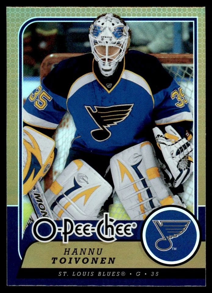 2008-09 O-Pee-Chee Gold Hannu Toivonen St. Louis Blues #321 - Image 1 of 2