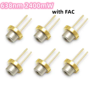 Lasertree 638nm 2400mW Red Laser Diode with FAC Square High Power