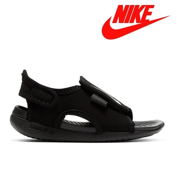 SANDALIA NIKE SUNRAY AJUSTE 5 V2 NEGRA VENTA INFANTIL 100% AUTÉNTICA BEBÉ DB9566 001 Foto 1 de 4