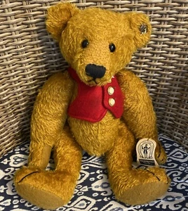 Mohair-Teddybär "Dawson" von Knickerbocker Toy Co. Inc 15 Zoll - Bild 1 von 7