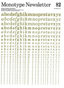 Monotype Newsletter 82 - Picture 1 of 6
