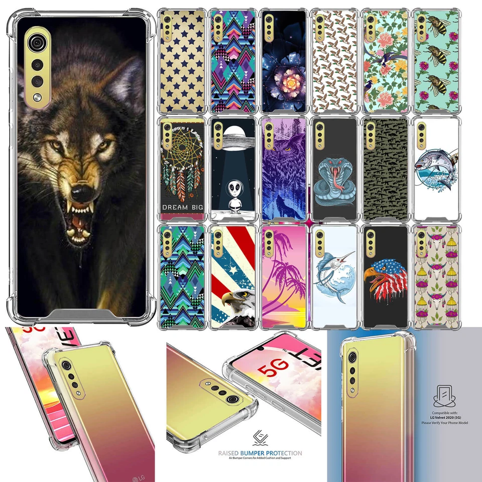 Case For [LG Velvet (2020)][Clear Bumper SET15] Slim Flexible - Image 1 of 1