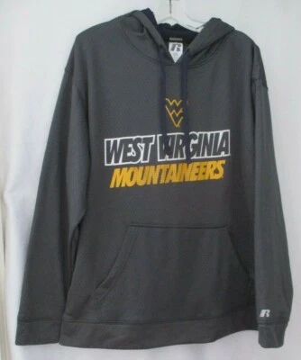 SUDADERA CON CAPUCHA POLAR GRIS OSCURO WEST VIRGINIA MOUNTAINEERS - TALLA GRANDE Foto 1 de 4
