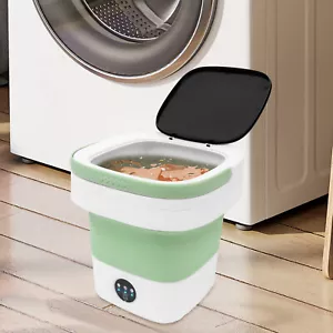 Portable 12L Washing Machine 36W Mini Washer Foldable Small WasherTravel Camping - Picture 1 of 13