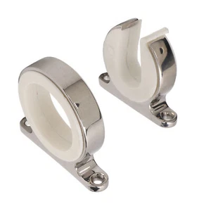 316 Stainless Steel Horizontal Fishing Rod Rack Multiple Rod Holder for Marine - Picture 1 of 12