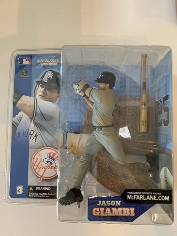 McFARLANE SPORTSPICKS MLB SERIES 3 JASON GIAMBI NY YANKEES GREY UNIFORM Cover