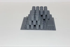 1Large Fuel Stockpile Drum Jerrycan 3D Printed 1:100 1:87 1:72 1:48 - Picture 1 of 3
