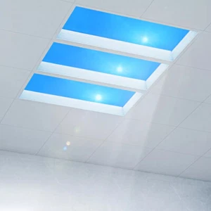 72W Panel Licht Leuchte Deckenleuchten Dimmbare Sonnenschein blau Himmel Licht - Picture 1 of 28
