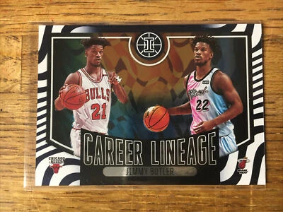 2020-21 Panini Illusions Jimmy Butler CAREER LINEAGE short print basketball card - Image 1 of 2