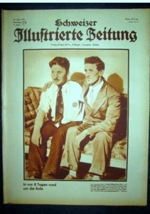SCHWEIZER ILL ZEIT Conférence Geneve Tauchen Plongée Corrida Lucerne Luzern 1931 - Picture 1 of 1