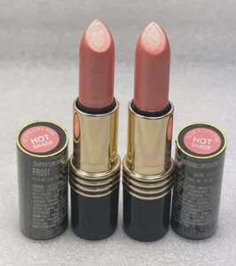 Nuevo (2) Lápiz labial REVLON Super Lustrous - 02/700 PLATA CITY ROSA **LEER POR FAVOR - Imagen 1 de 3