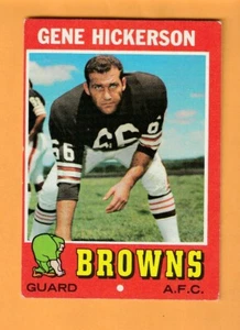Gene Hickerson Cleveland Browns 1971 Topps #36 HOF Mississippi Rebels - Picture 1 of 2