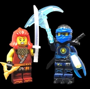 LEGO NINJAGO WARRIOR WYLDFYRE + NINJA JAY THUNDER - Imagen 1 de 8