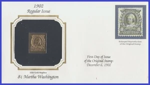 USA2 # 306 U/A RÉPLICA DORADA no FDC M. Washington - Imagen 1 de 1