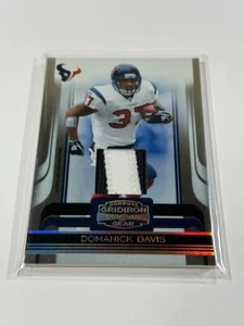 Camisetas Donruss Gridiron Gear Prime 2006 #44 Domanick Davis/25 facturas - Imagen 1 de 2