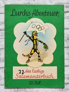 1963 Lurchis Abenteuer 22. Teil Salamander Olympiade Sport Schuhe Comic Werbung - Picture 1 of 3