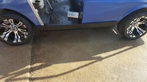 Club Car DS Rocker Panel covers & Kick Panel BLACK Diamond plated 1982 and UP - Picture 1 of 12