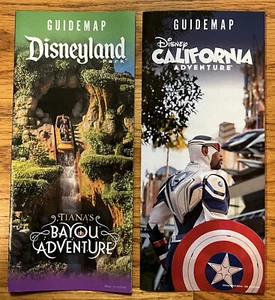 Disneyland DCA Park Guide Map Guidemap Tiana Bayou Captain America February 2025 - Picture 1 of 8