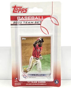 MLB Topps 2022 Texas Rangers Team Card Set - Factory Sealed 17 Cards - NEW! - Picture 1 of 4