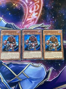 ORCS-EN019 Inzektor Centipede Yugioh x3 Playset - Picture 1 of 2