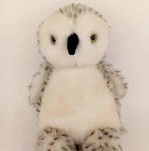 Peluche Build A Bear BAB Snowy Owl 15" blanco gris cabeza giratoria - Imagen 1 de 8