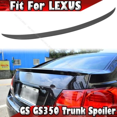06-11 Unpainted Fit For Lexus GS300 GS350 GS430 GS450h Sedan Boot Trunk Spoiler - Imagem 1 de 4