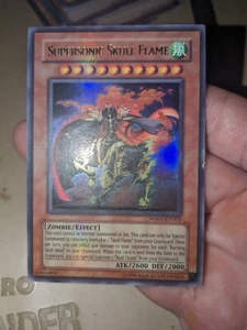 Yu-Gi-Oh! TCG Supersonic Skull Flame 5D's Wheelie Breakers WB01-EN001 illimitato - Foto 1 di 6
